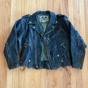 Vintage 60s Avirex Leather Motorcycle Jacket